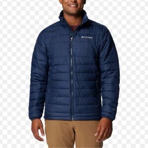 Columbia Powder Lite Men's Navy Puffer Jacket